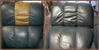 Recliner chair - New panel insert on seatback